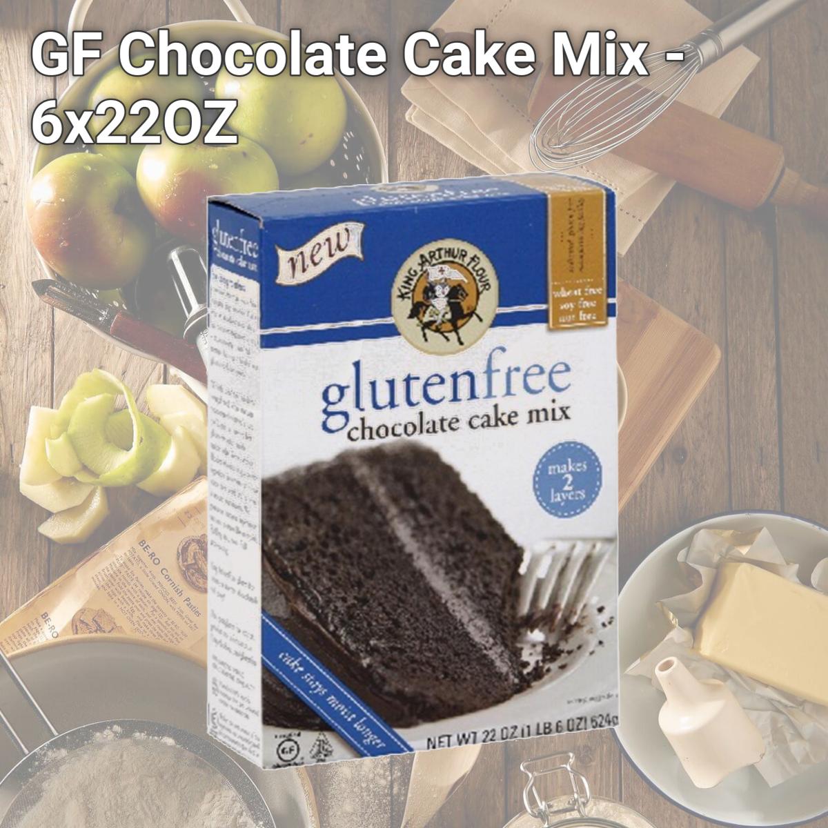 Picture of King Arthur Flour BG14858 King Arthur Flour GF Chocolate Cake Mix - 6x22OZ