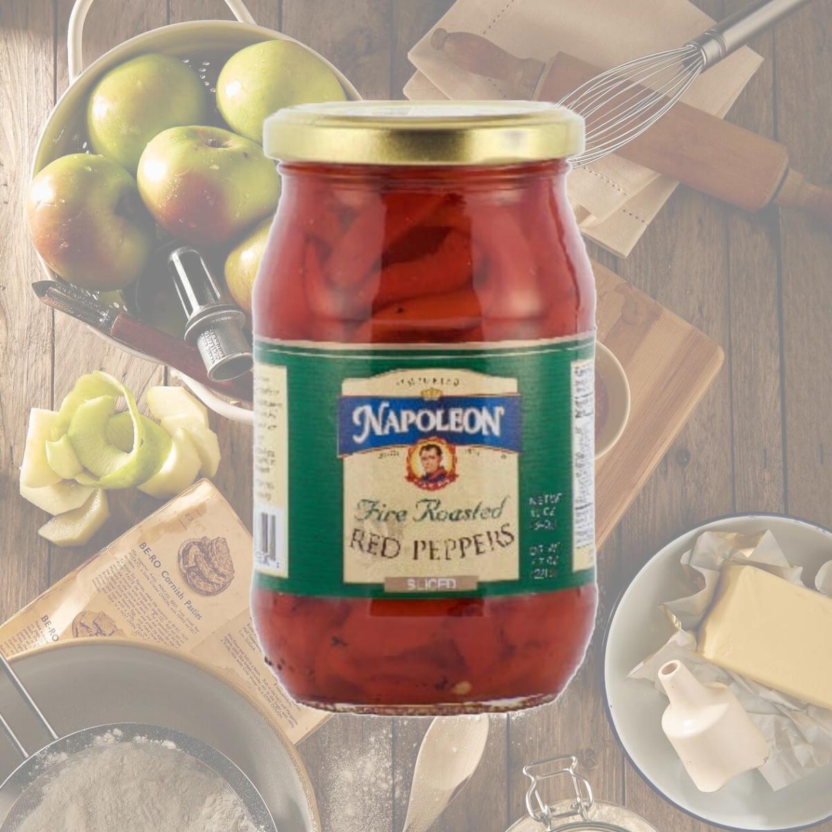 Picture of Napoleon Co. BG16107 Napoleon Co. Red Peppers Sliced - 12x12OZ