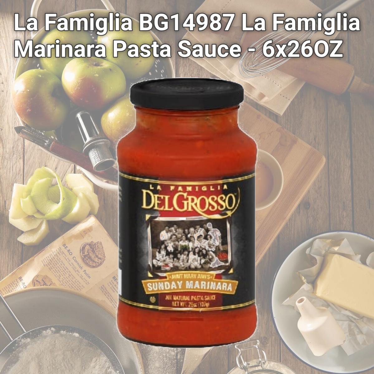 Picture of La Famiglia BG14987 La Famiglia Marinara Pasta Sauce - 6x26OZ