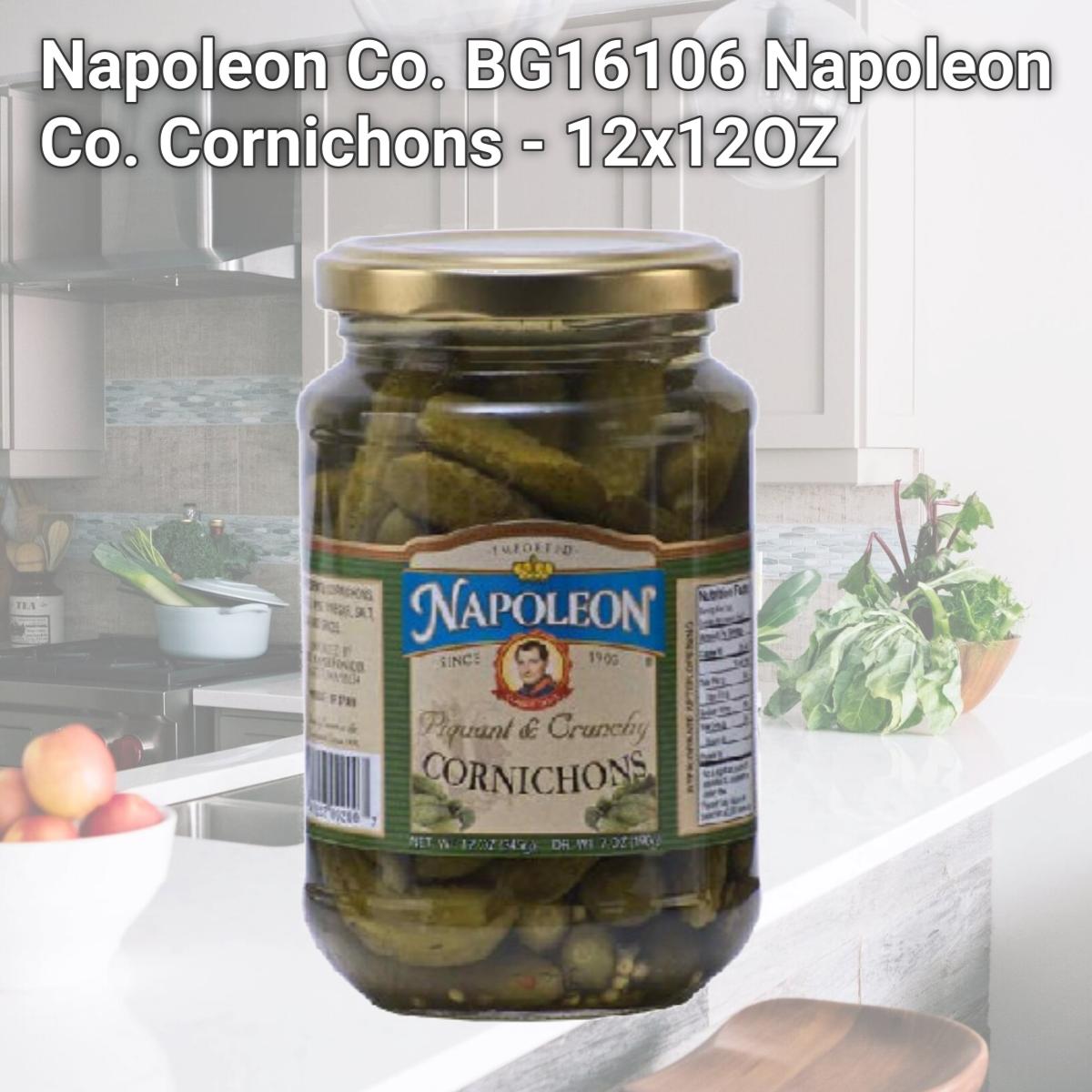 Picture of Napoleon Co. BG16106 Napoleon Co. Cornichons - 12x12OZ