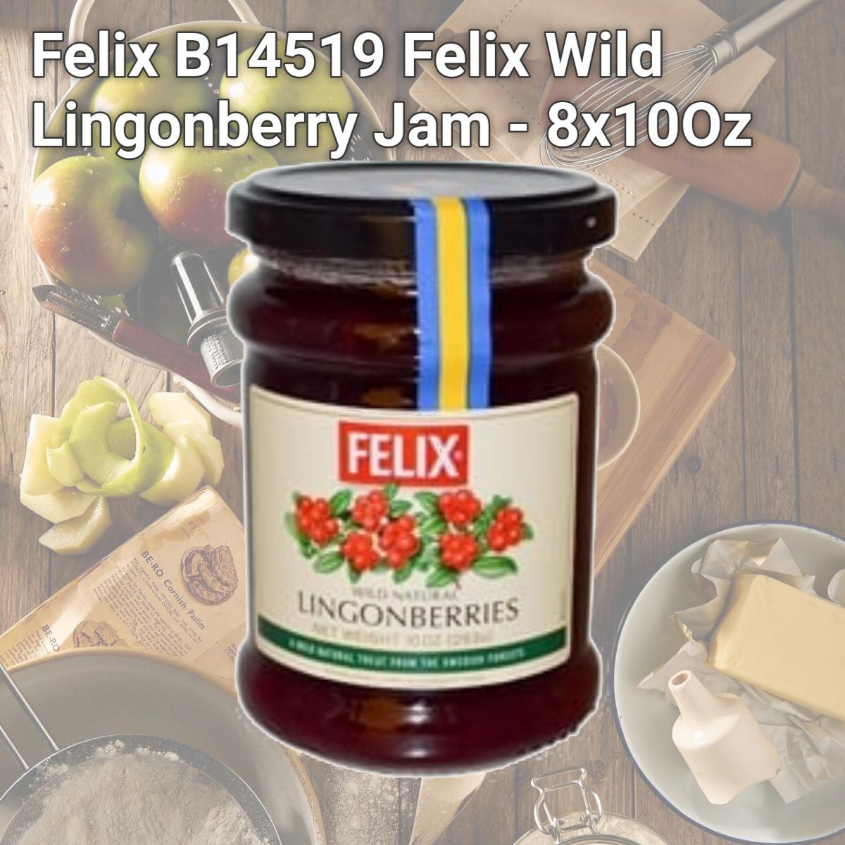 Picture of Felix B14519 Felix Wild Lingonberry Jam - 8x10Oz