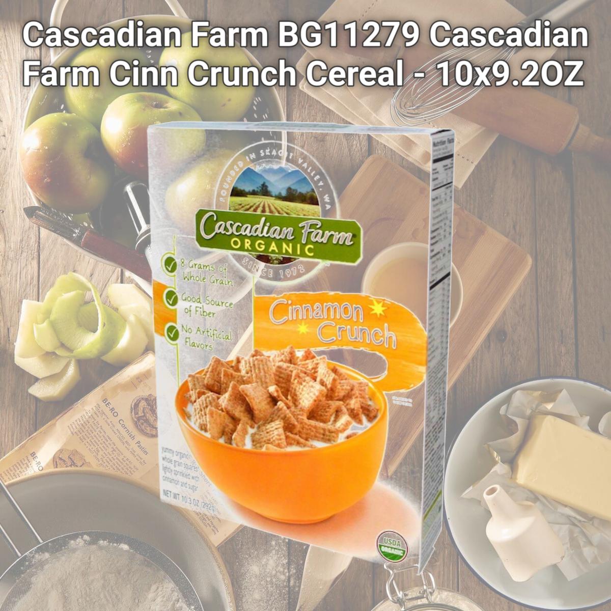 Picture of Cascadian Farm BG11279 Cascadian Farm Cinn Crunch Cereal - 10x9.2OZ