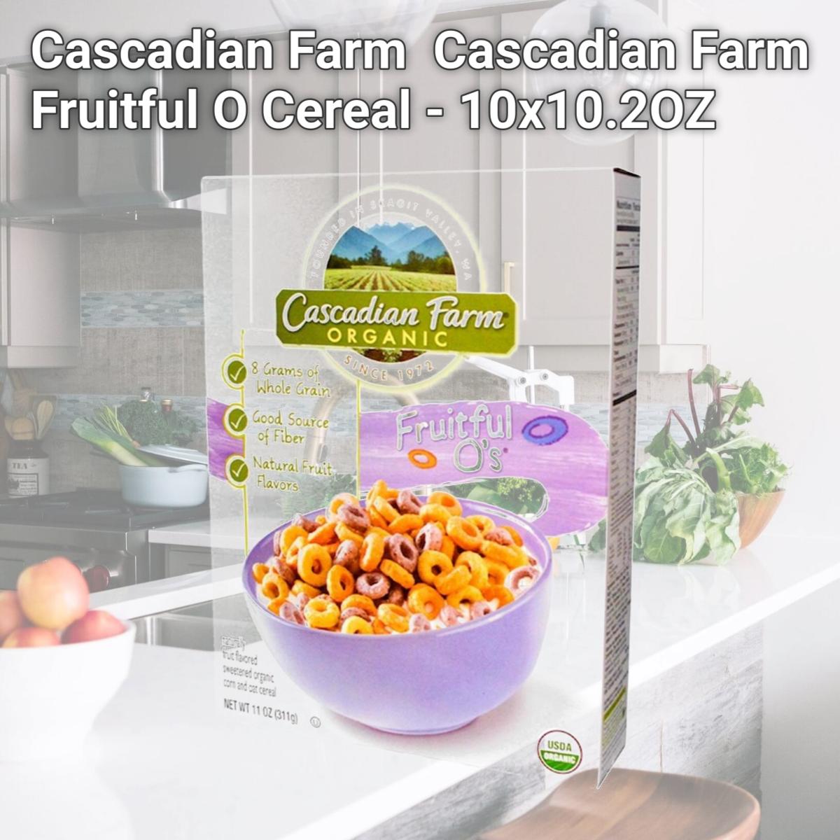Picture of Cascadian Farm BG11281 Cascadian Farm Fruitful O Cereal - 10x10.2OZ