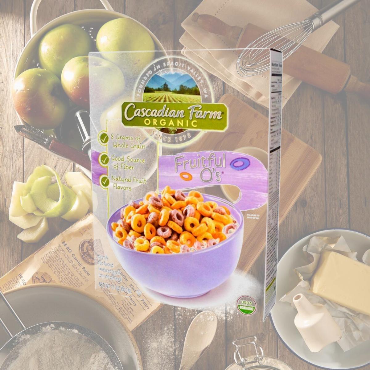 Picture of Cascadian Farm BG11281 Cascadian Farm Fruitful O Cereal - 10x10.2OZ