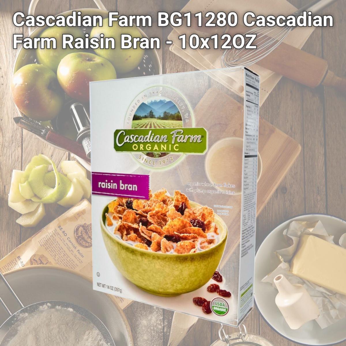 Picture of Cascadian Farm BG11280 Cascadian Farm Raisin Bran - 10x12OZ