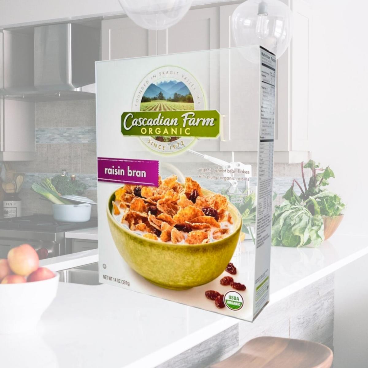 Picture of Cascadian Farm BG11280 Cascadian Farm Raisin Bran - 10x12OZ