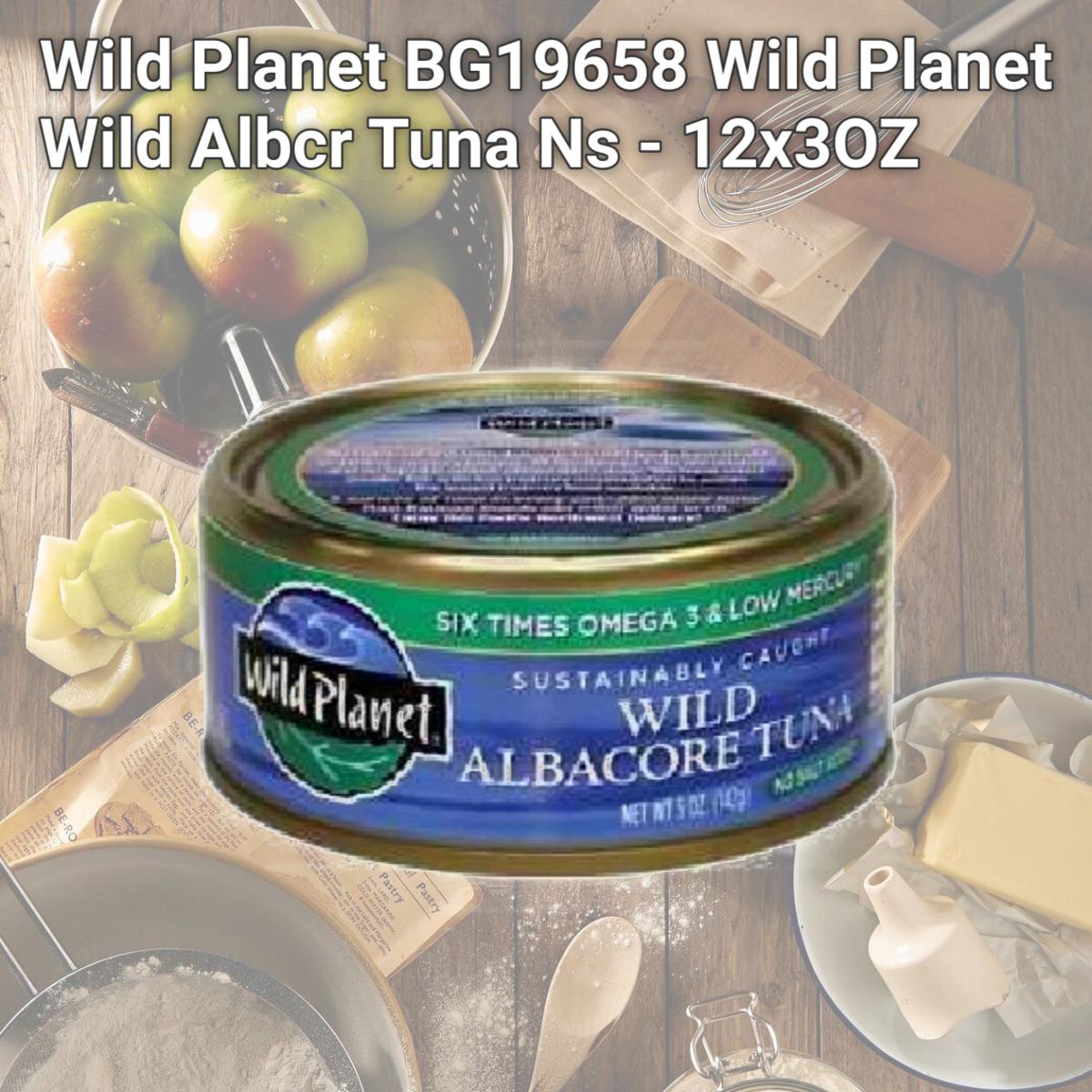 Picture of Wild Planet BG19658 Wild Planet Wild Albcr Tuna Ns - 12x3OZ
