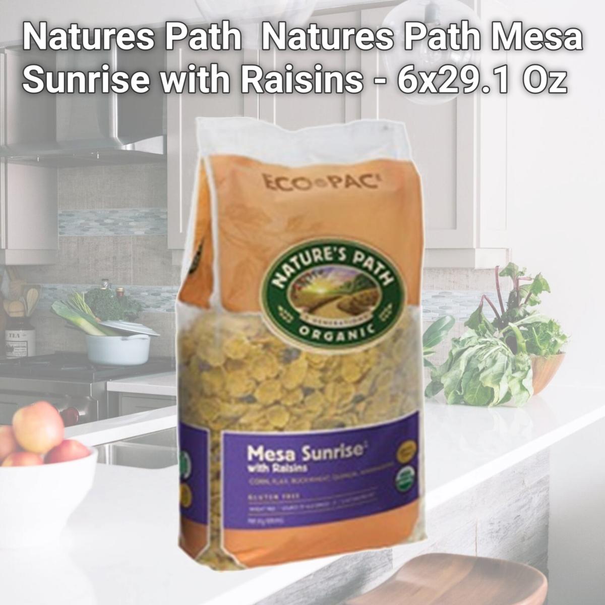 Picture of Natures Path B52181 Natures Path Mesa Sunrise with Raisins - 6x29.1 Oz