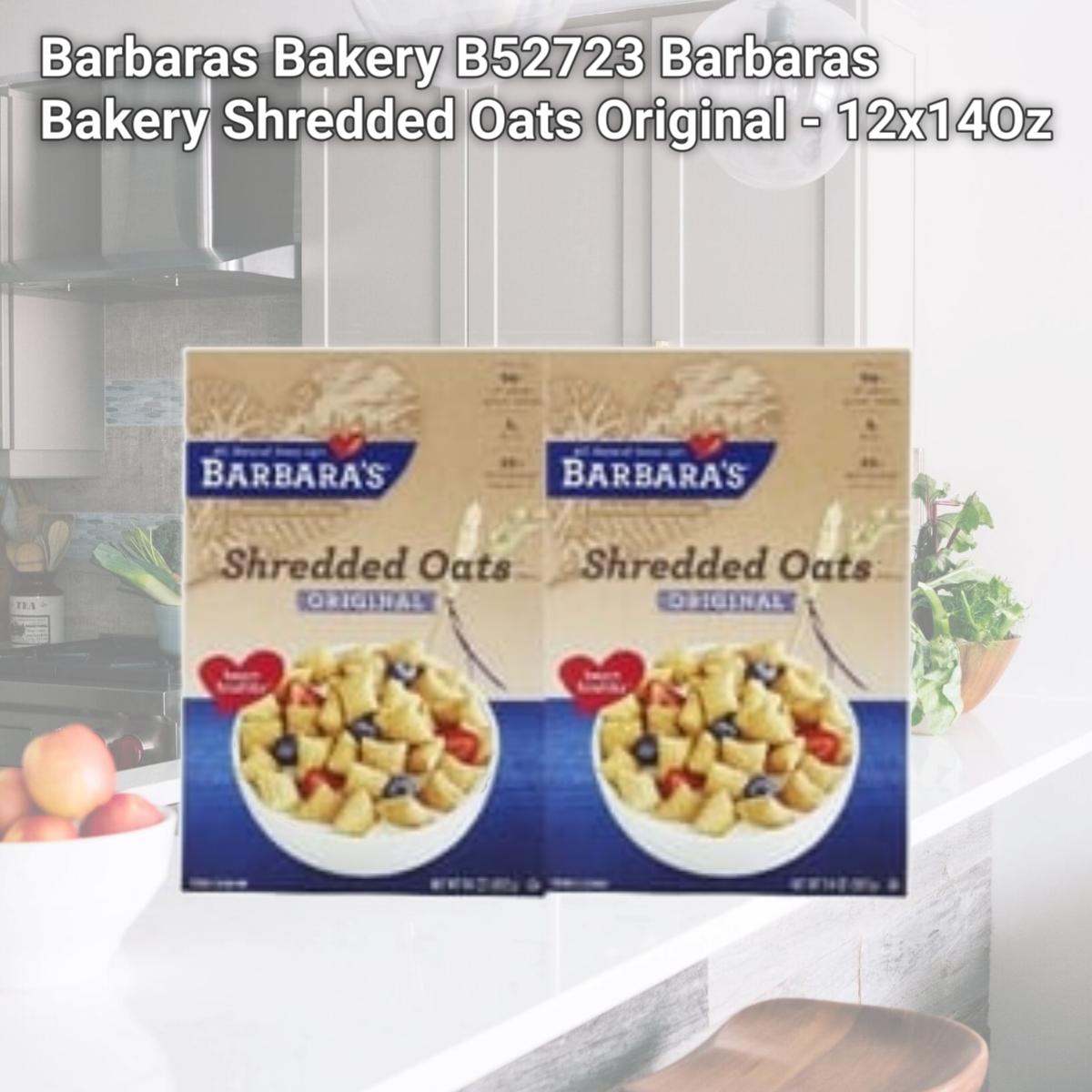 Picture of Barbaras Bakery B52723 Barbaras Bakery Shredded Oats Original - 12x14Oz