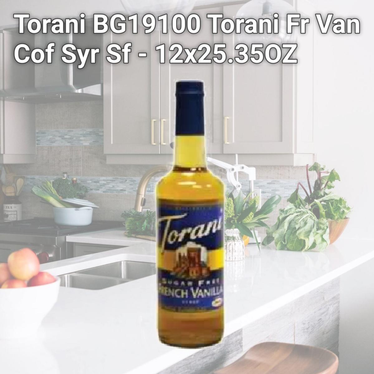 Picture of Torani BG19100 Torani Fr Van Cof Syr Sf - 12x25.35OZ