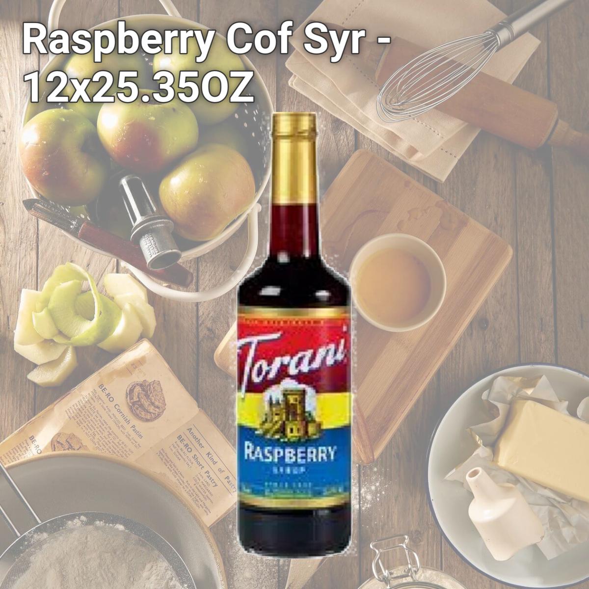 Picture of Torani BG19096 Torani Raspberry Cof Syr - 12x25.35OZ