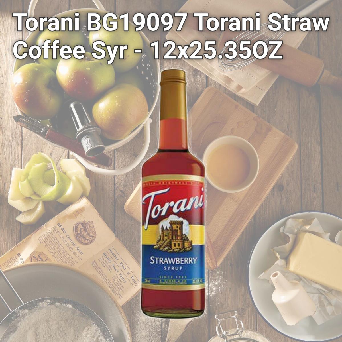 Picture of Torani BG19097 Torani Straw Coffee Syr - 12x25.35OZ