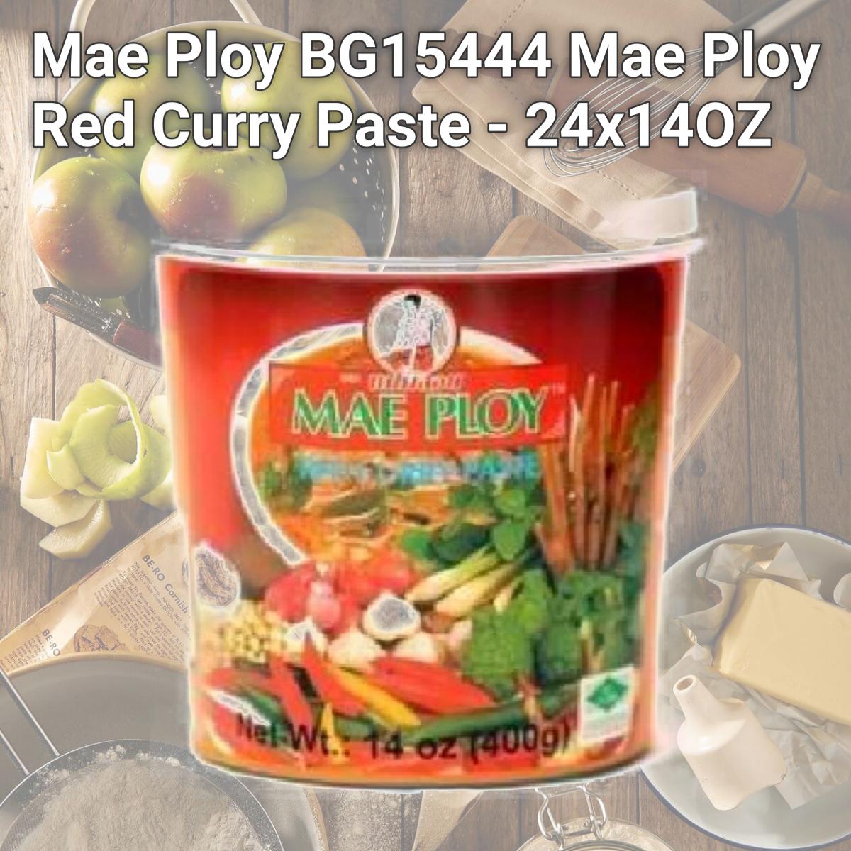 Picture of Mae Ploy BG15444 Mae Ploy Red Curry Paste - 24x14OZ