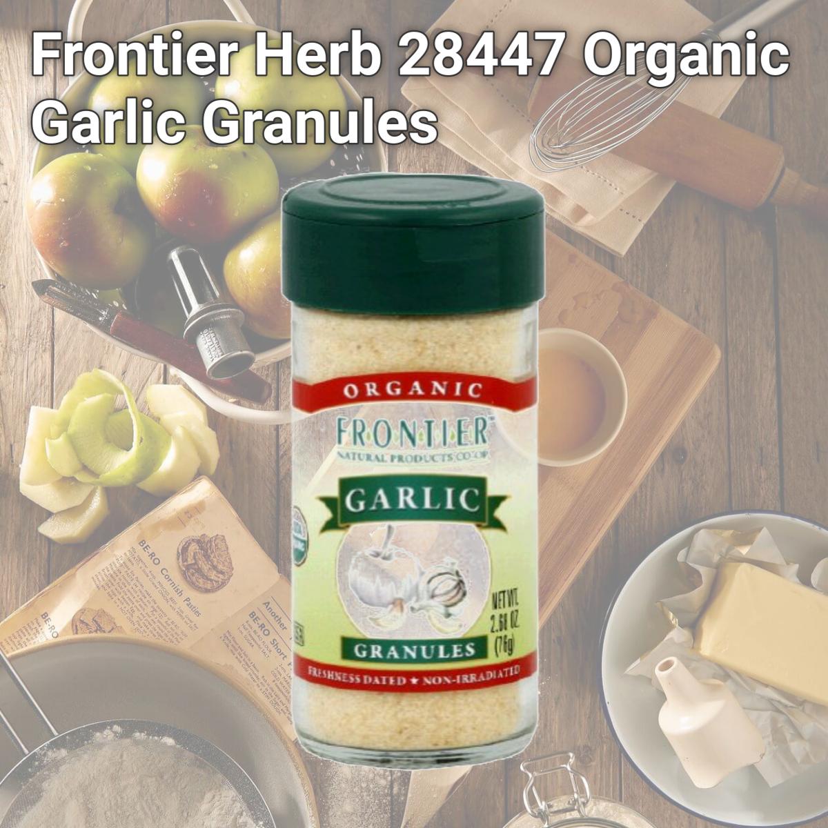 Picture of Frontier Herb 28447 Organic Garlic Granules