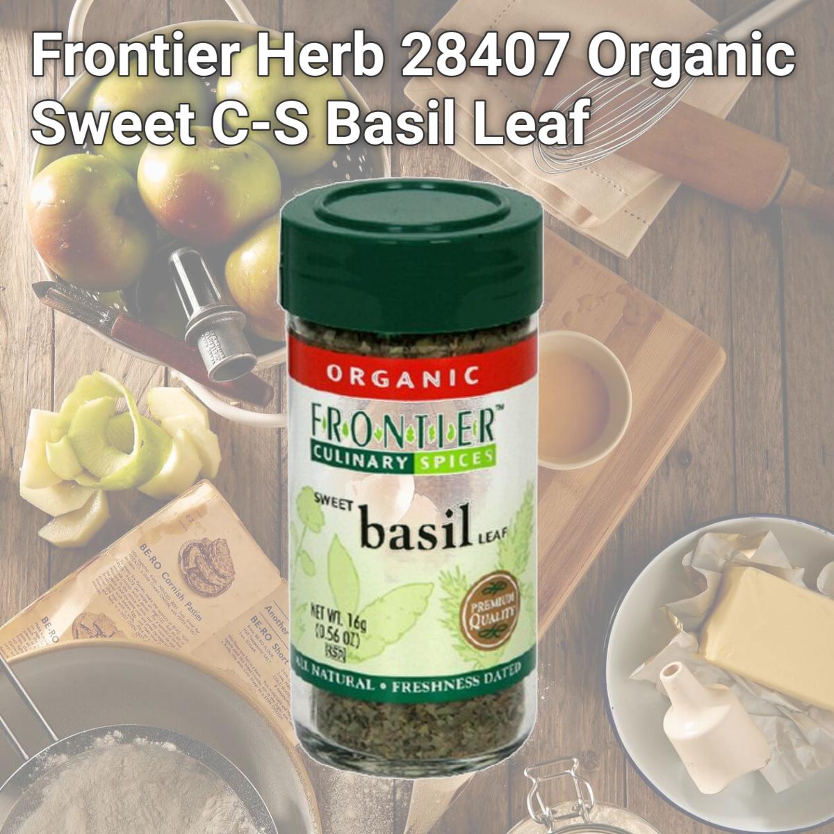 Picture of Frontier Herb 28407 Organic Sweet C-S Basil Leaf