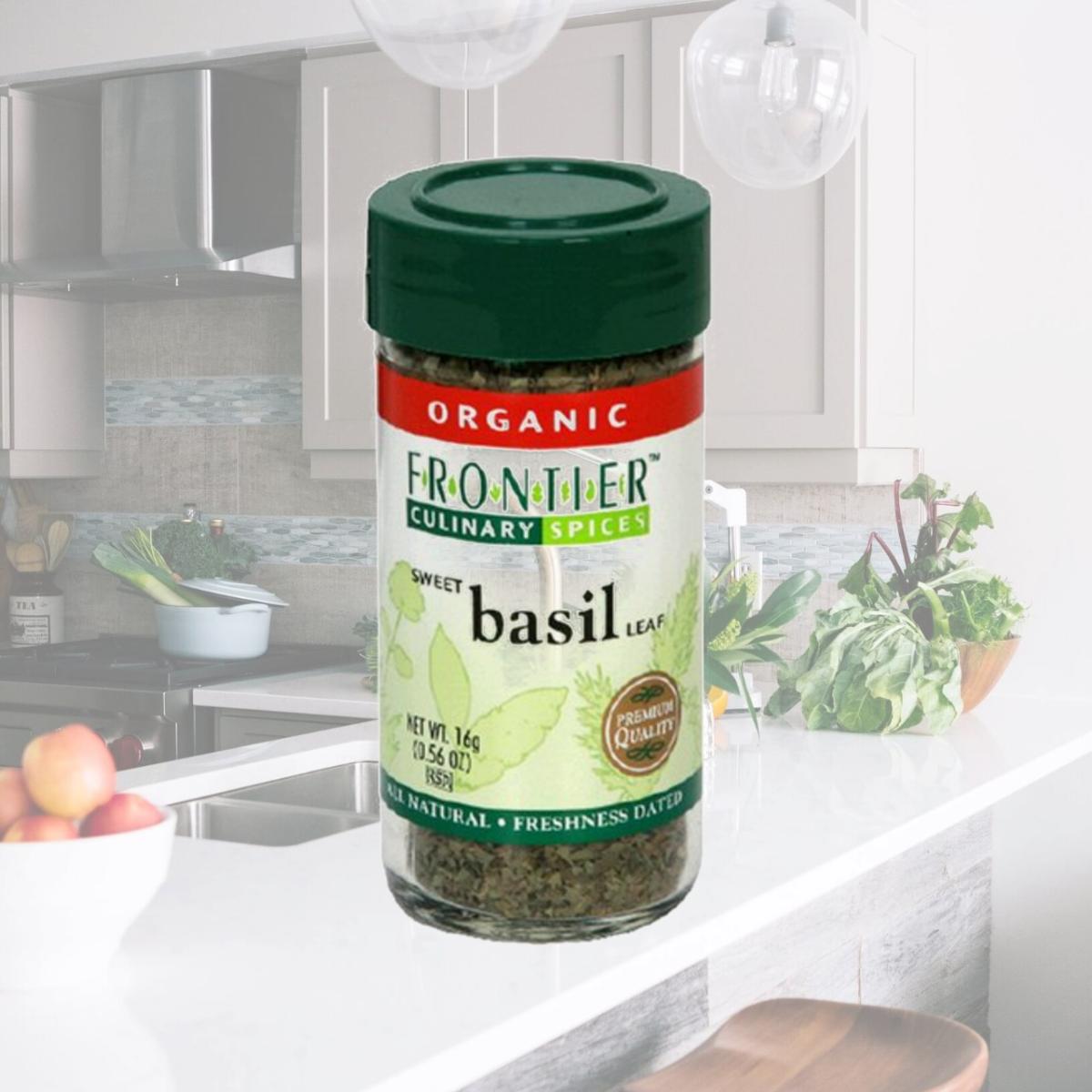 Picture of Frontier Herb 28407 Organic Sweet C-S Basil Leaf