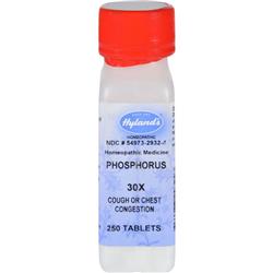 Ecw1641364 Homeopathic Phosphorus 30x - Cough & Sore Throat, 250 Tablets