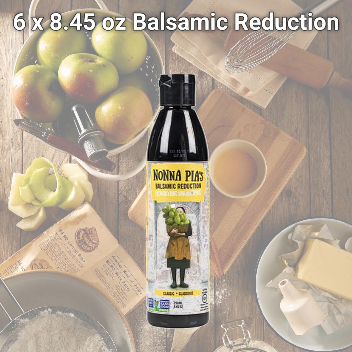 Picture of Nonna Pias BWA65623 6 x 8.45 oz Balsamic Reduction