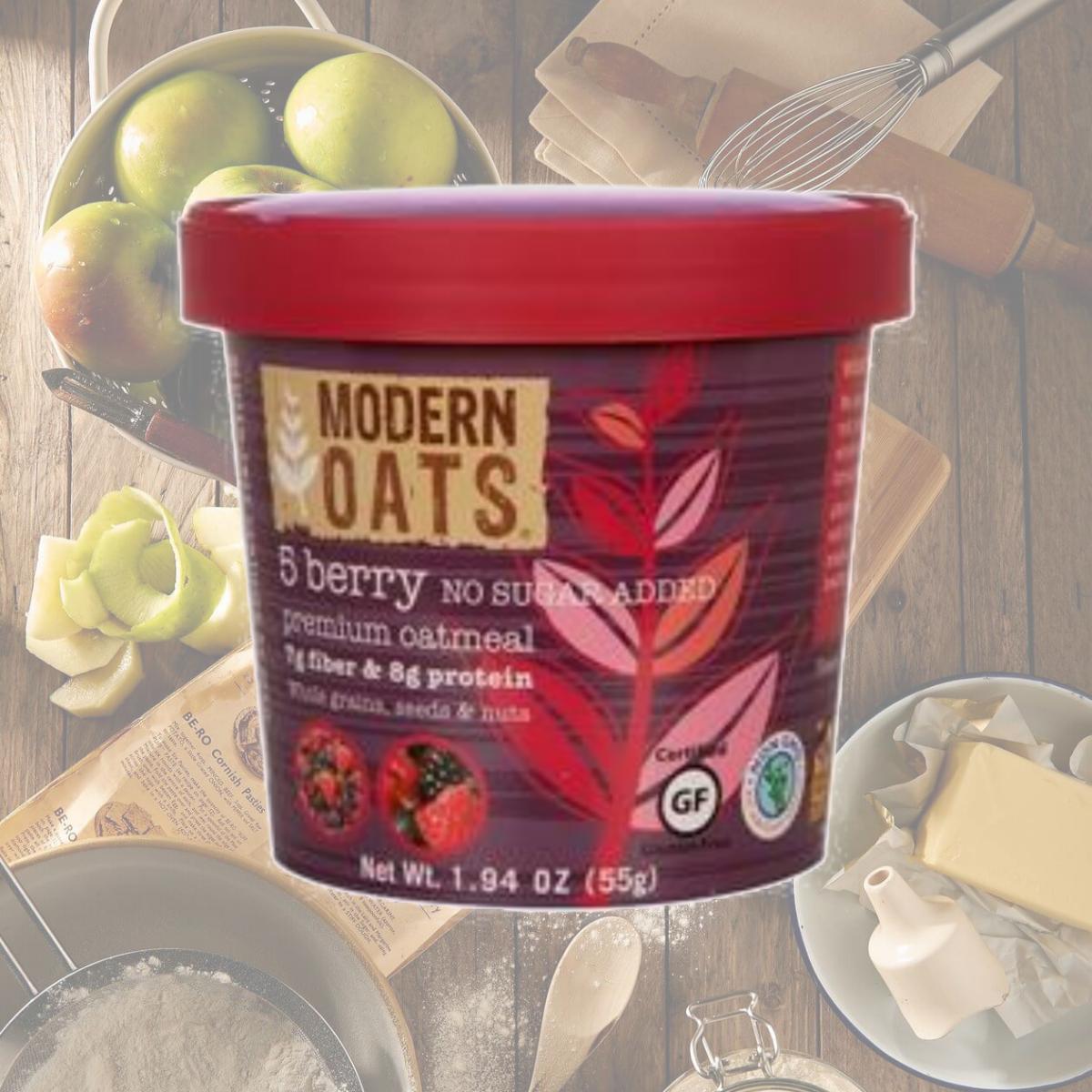 Picture of Modern Oats BWA33256 6 x 2.3 oz 5 Berry Premium Oatmeal