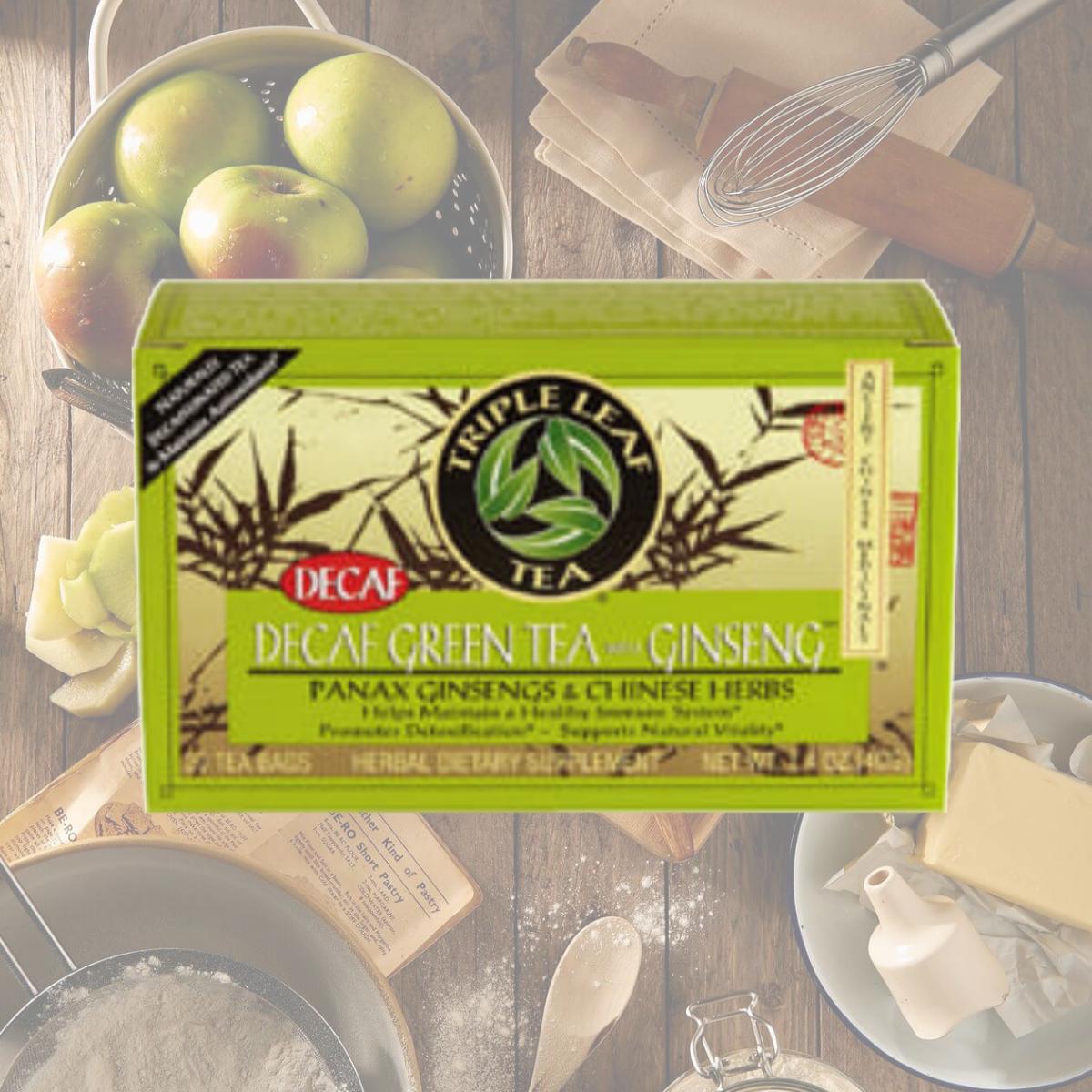Picture of Triple Leaf Tea 877597 Decaf Green Ginseng Tea