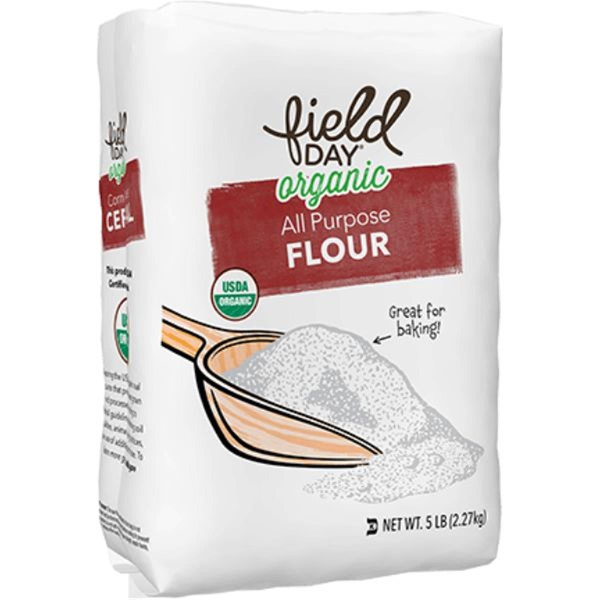 Field Day, Organic All Purpose Flour, 5 Lbs (Case of 8)