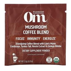 Om Mushrooms, Mushroom Powder Coffee Blend, 0.20 Oz (Case Of 10)