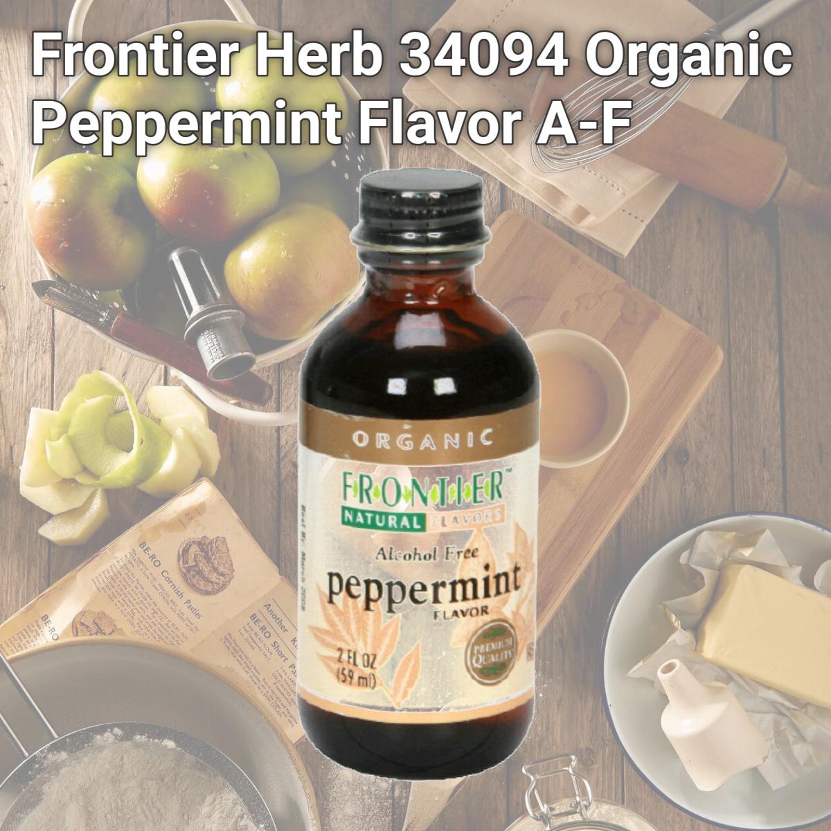 Picture of Frontier Herb 34094 Organic Peppermint Flavor A-F