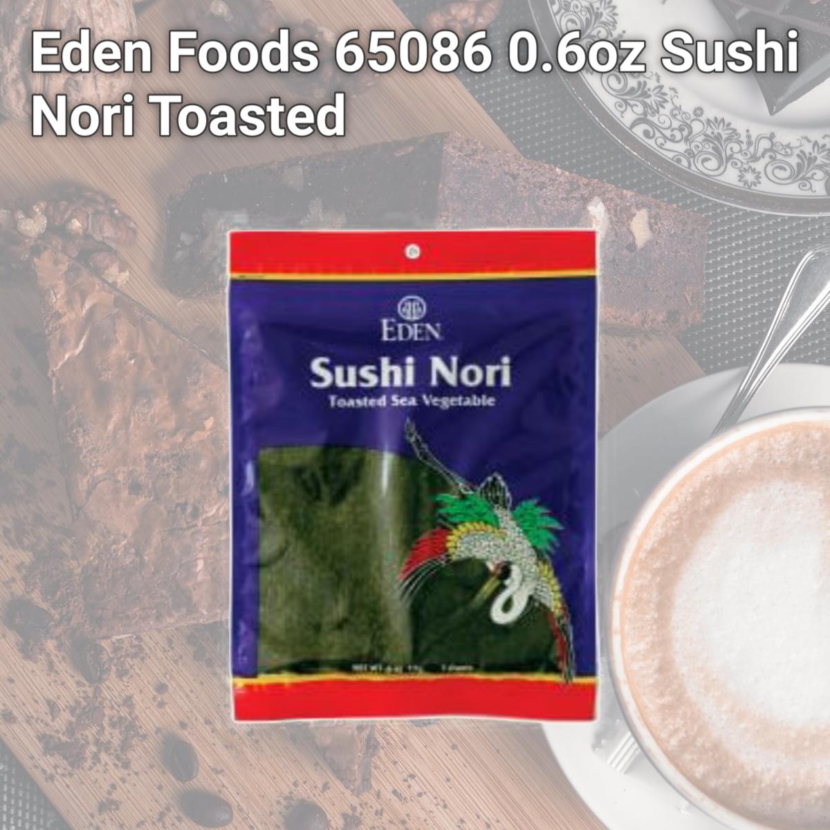 Picture of Eden Foods 65086 0.6oz Sushi Nori Toasted