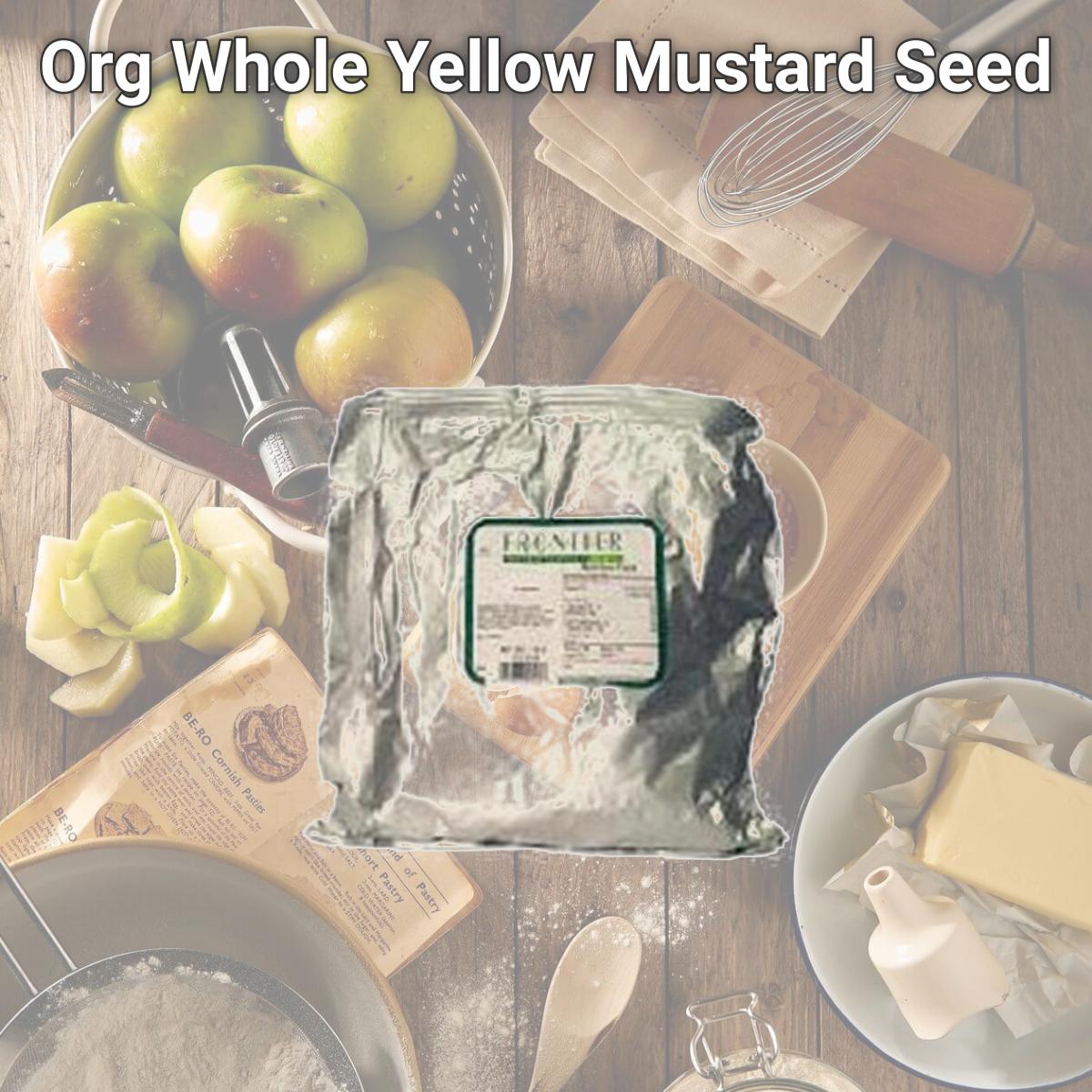 Picture of Frontier Herb 34287 Org Whole Yellow Mustard Seed