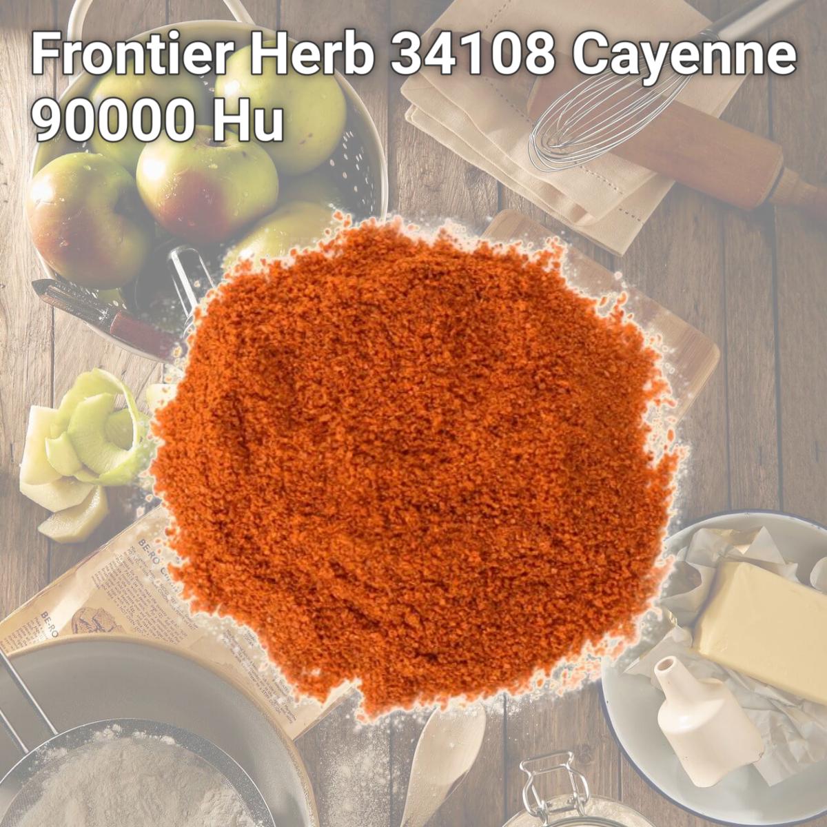 Picture of Frontier Herb 34108 Cayenne 90000 Hu