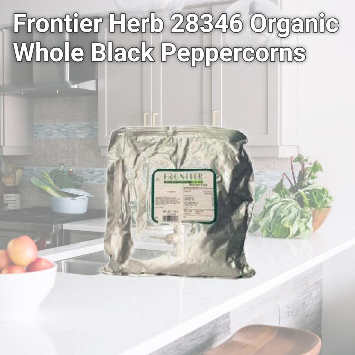 Picture of Frontier Herb 28346 Organic Whole Black Peppercorns