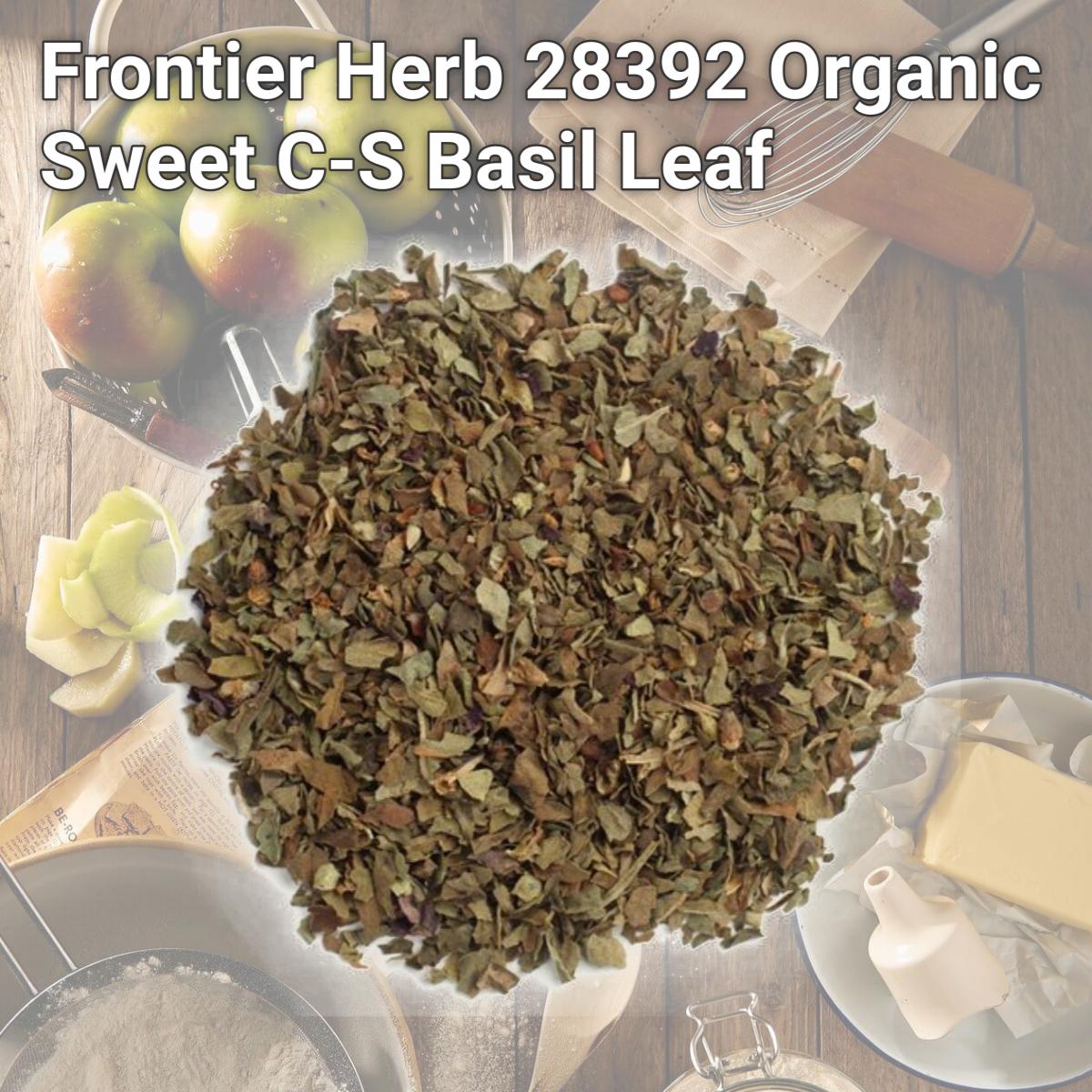 Picture of Frontier Herb 28392 Organic Sweet C-S Basil Leaf
