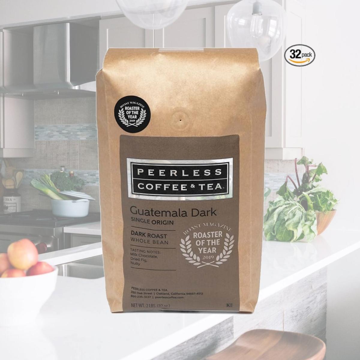 Picture of Peerless Coffee & Tea B-77248-8PK Guatemala Whole Bean Coffee - 2 lbs - Pack of 8