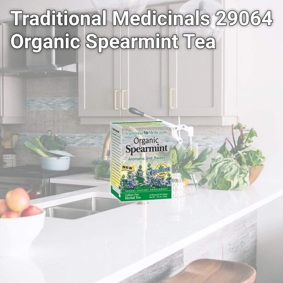 Picture of Traditional Medicinals 29064 Organic Spearmint Tea