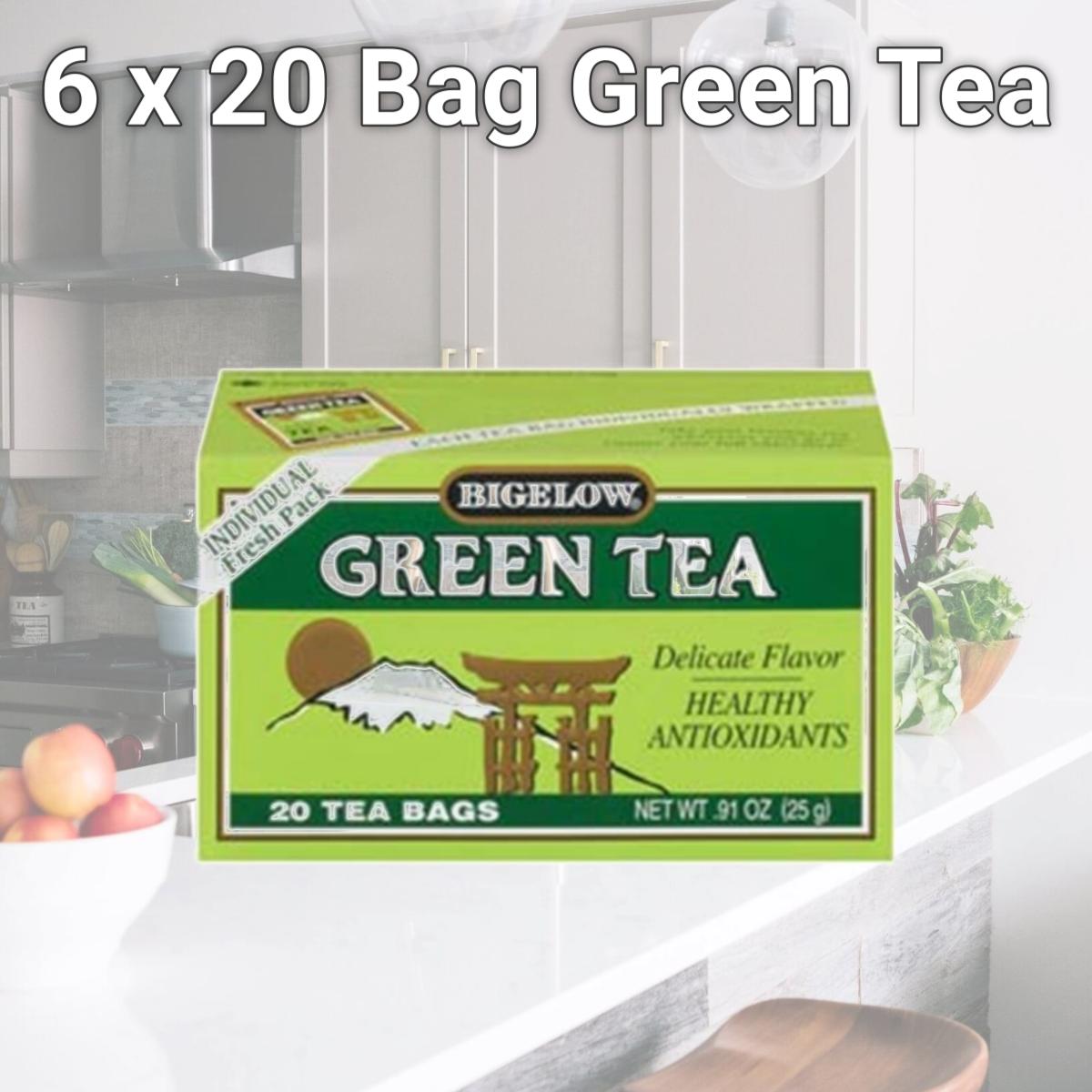 Picture of Bigelow 28262 6 x 20 Bag Green Tea