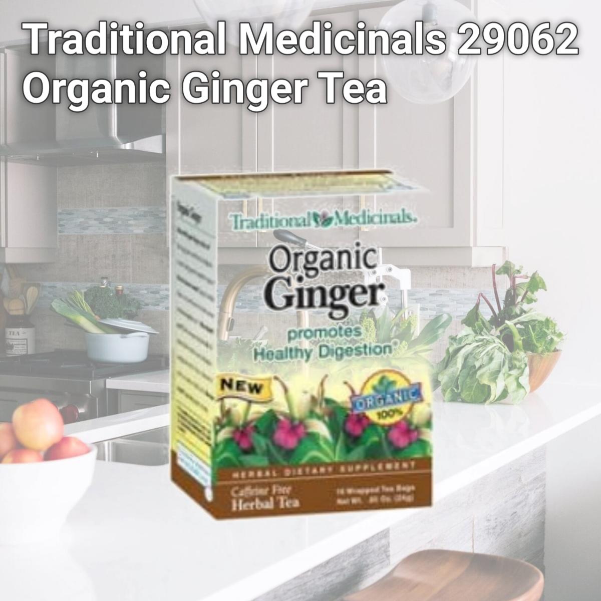 Picture of Traditional Medicinals 29062 Organic Ginger Tea