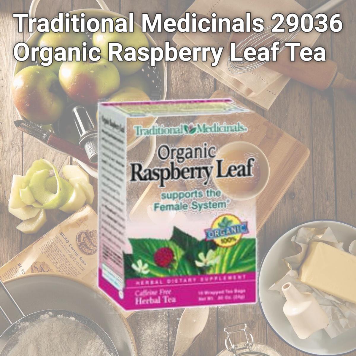 Picture of Traditional Medicinals 29036 Organic Raspberry Leaf Tea