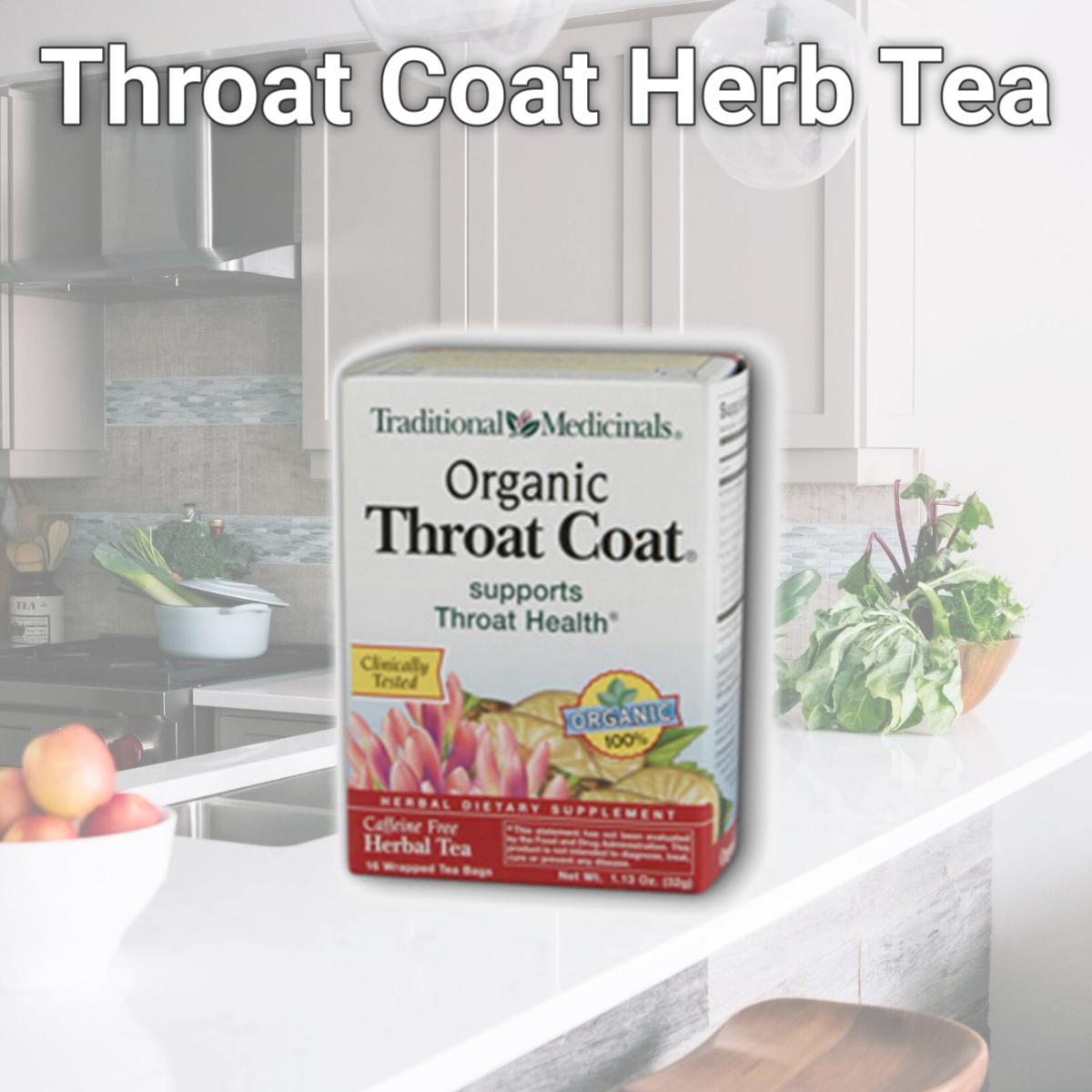 Picture of Traditional Medicinals 29009 Throat Coat Herb Tea
