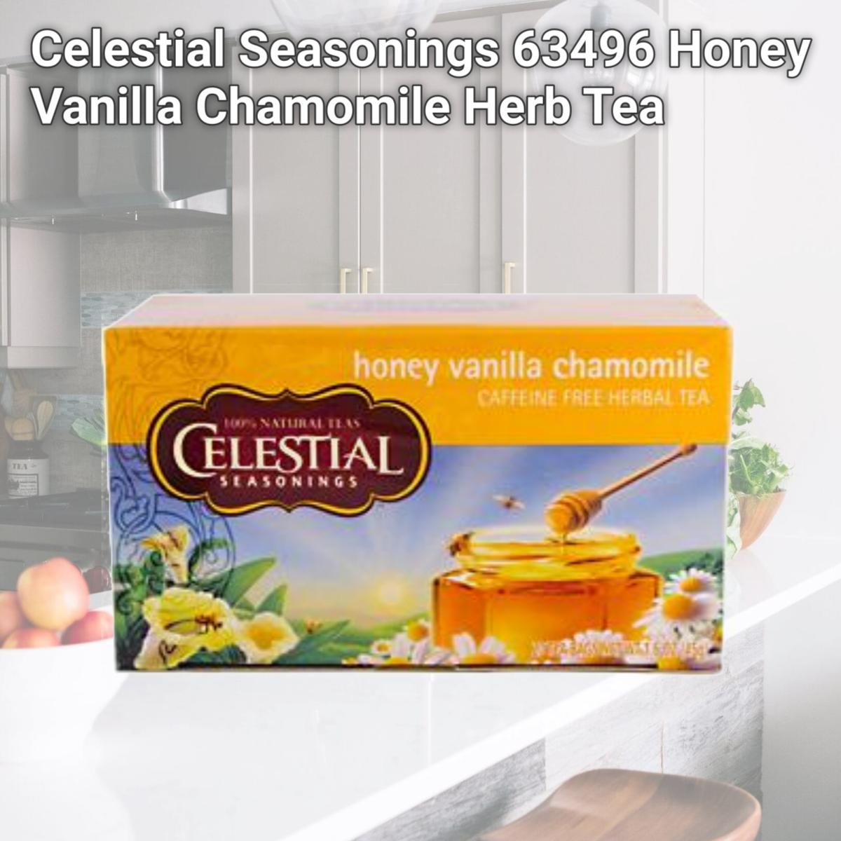 Picture of Celestial Seasonings 63496 Honey Vanilla Chamomile Herb Tea