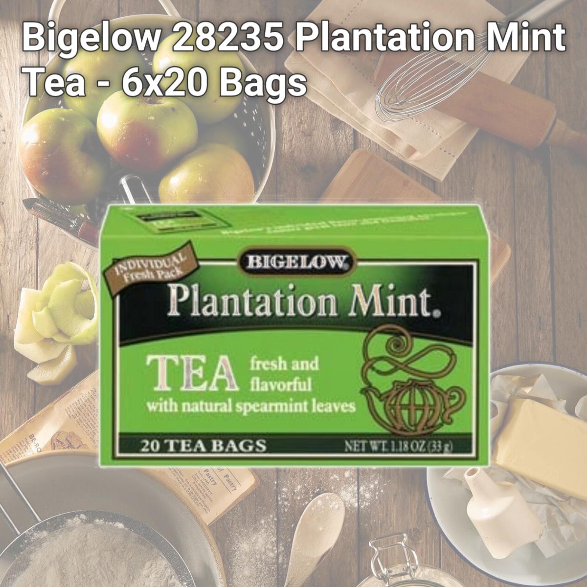 Picture of Bigelow 28235 Plantation Mint Tea - 6x20 Bags