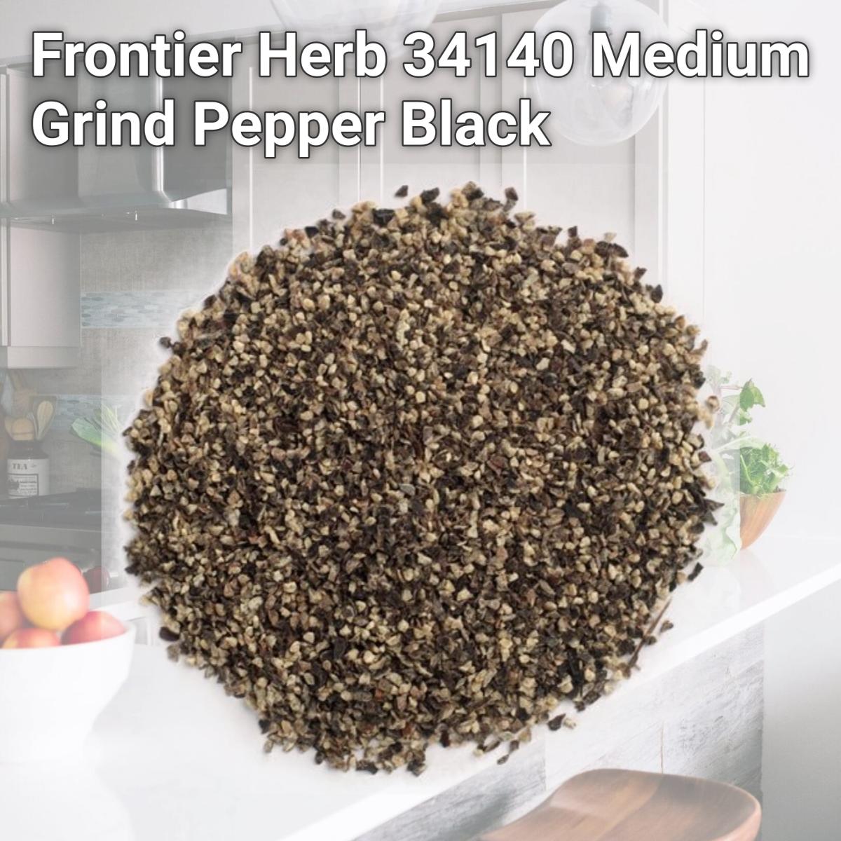 Picture of Frontier Herb 34140 Medium Grind Pepper Black