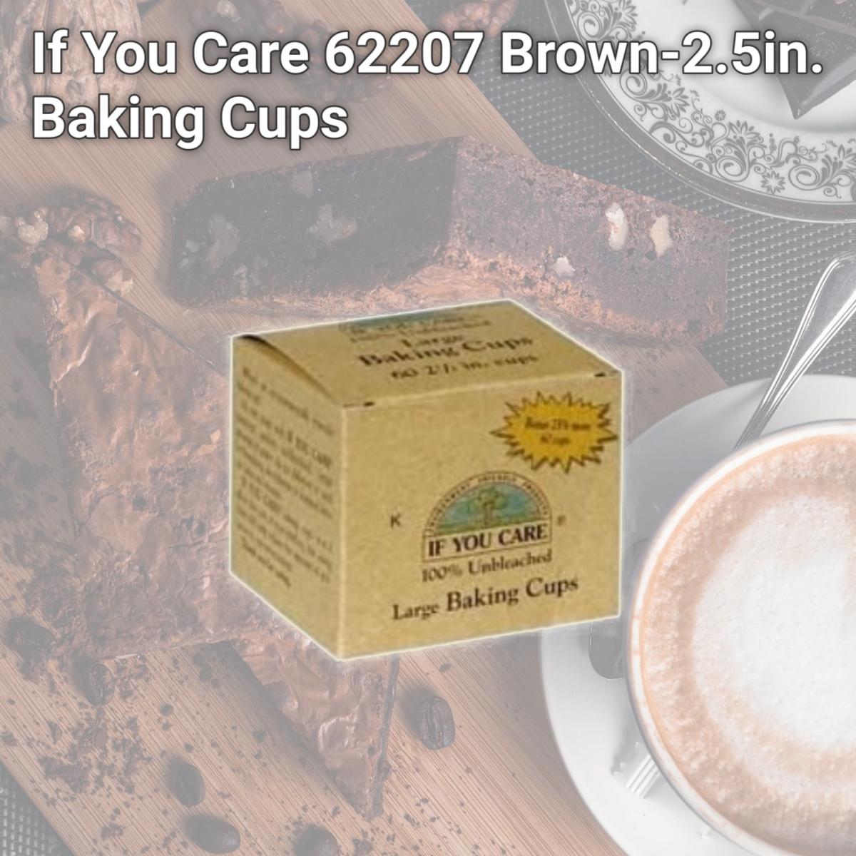 Picture of If You Care 62207 Brown-2.5in. Baking Cups