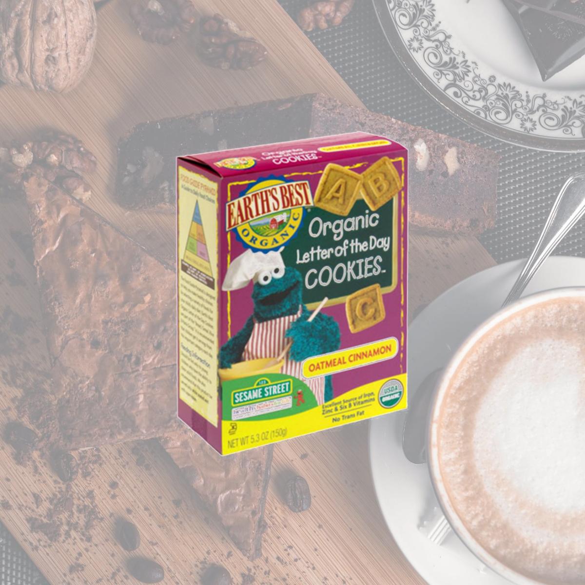 Picture of Earths Best 39154 Sesame Street Organic Oatmeal Cinnamon Cookies