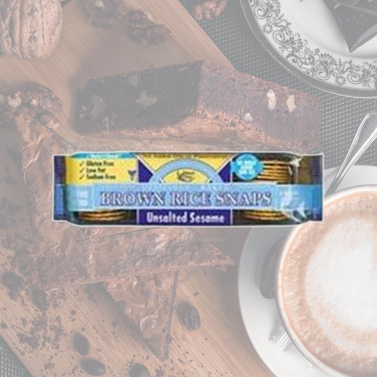 Picture of Edward & Sons 36164 Sesame Unsalted Fat Free Snaps