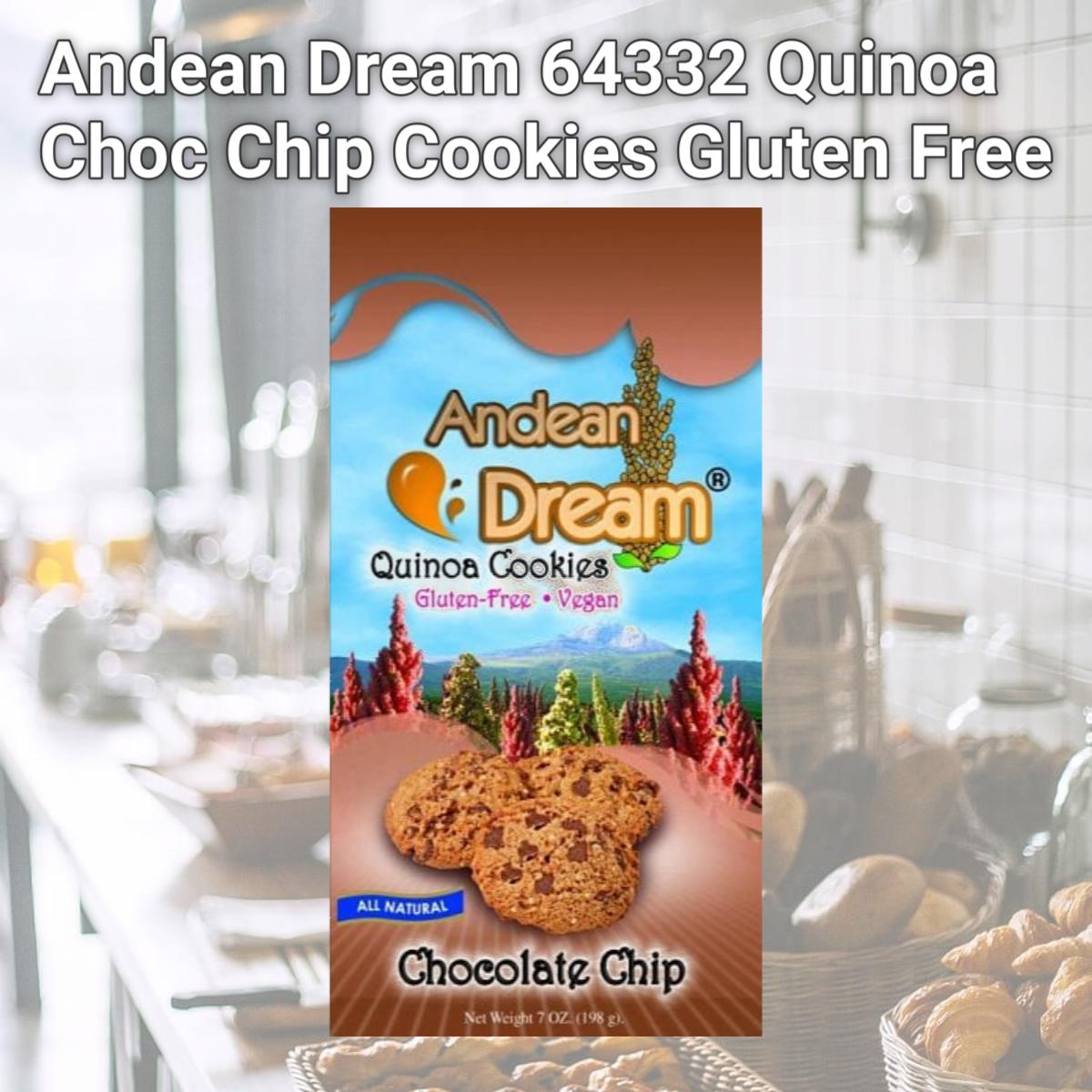 Picture of Andean Dream 64332 Quinoa Choc Chip Cookies Gluten Free