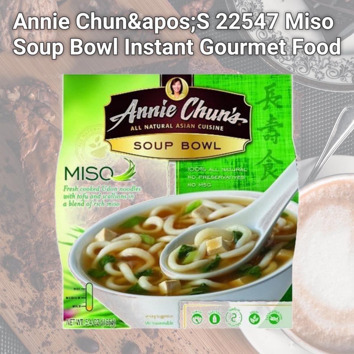 Picture of Annie Chun'S 22547 Miso Soup Bowl Instant Gourmet Food
