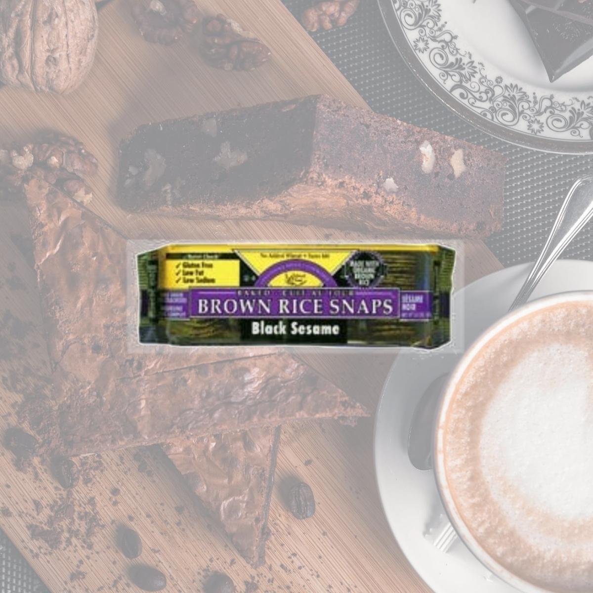 Picture of Edward & Sons 36200 Organic Black Sesame Brown Rice Snaps