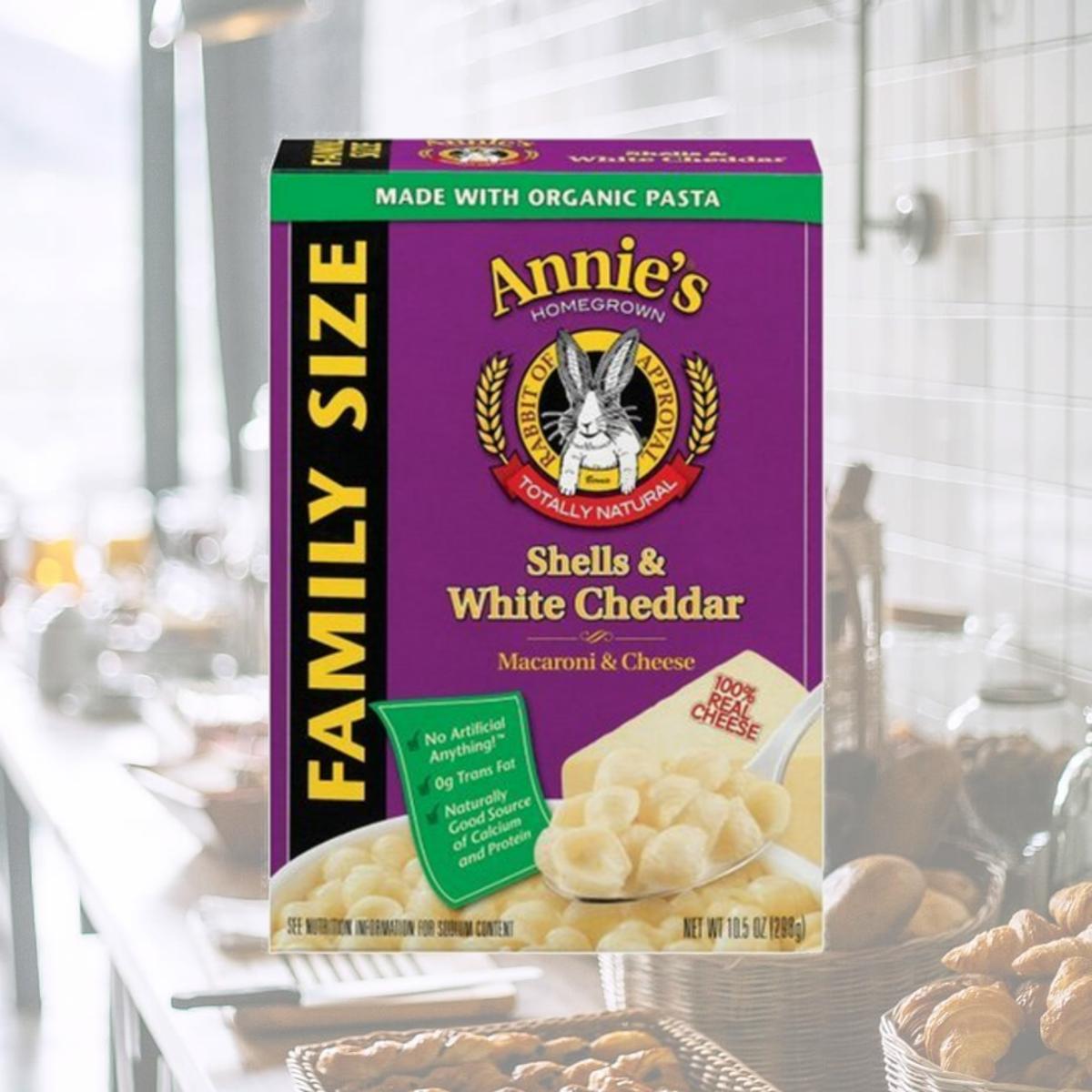 Picture of Annies Homegrown 24795 Shells & White Cheddar Family Size