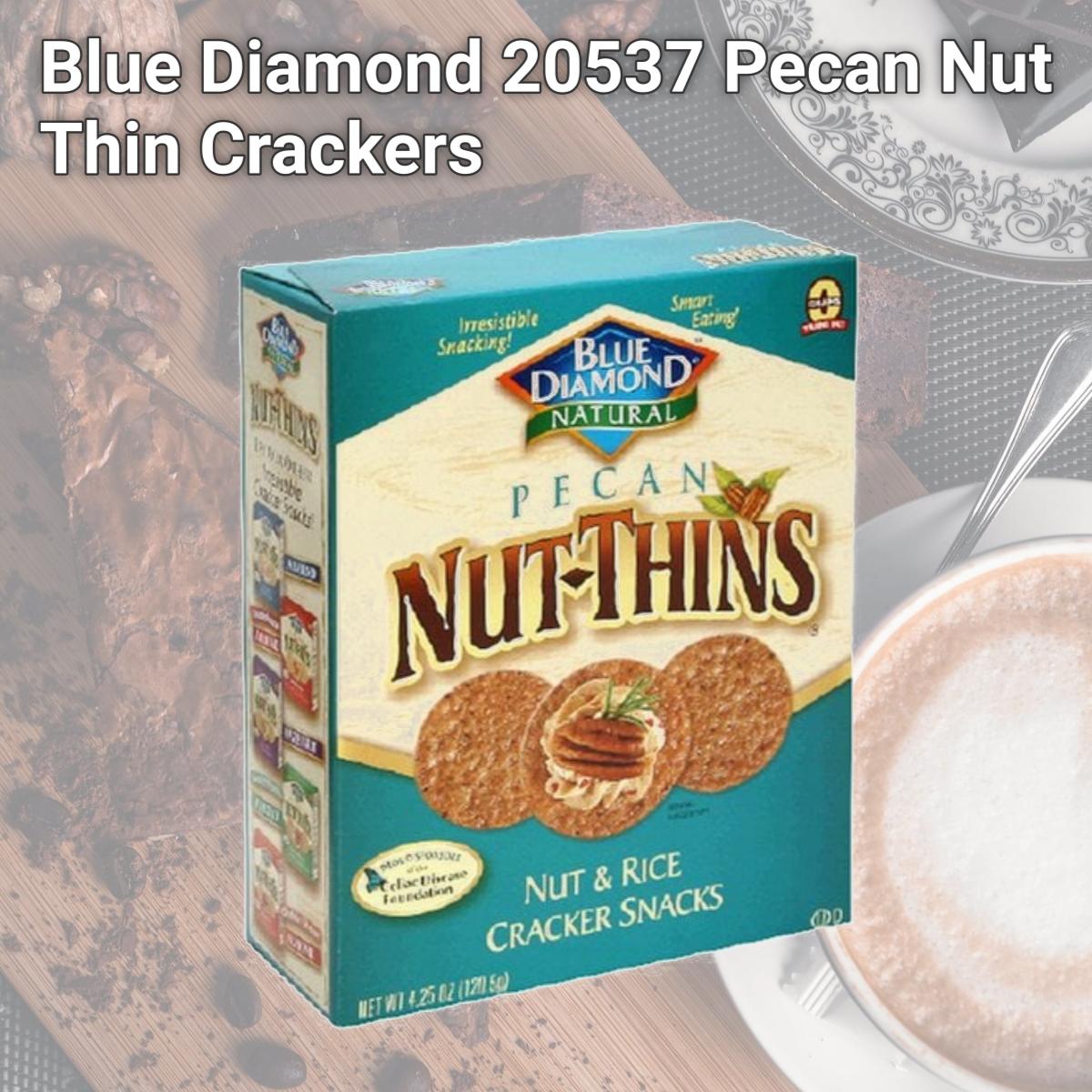 Picture of Blue Diamond 20537 Pecan Nut Thin Crackers
