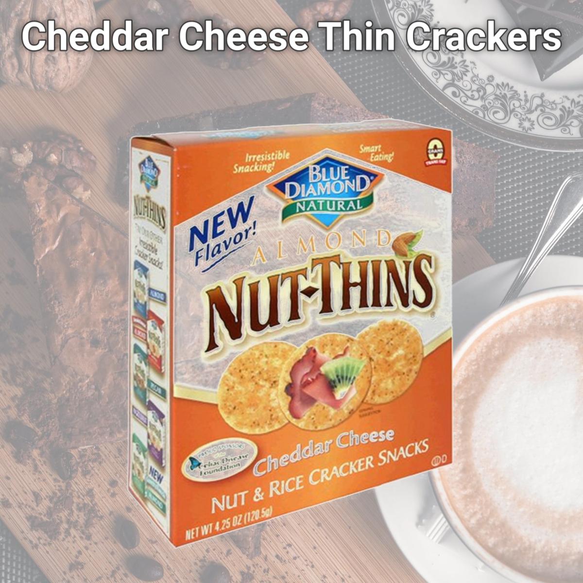 Picture of Blue Diamond 20526 Cheddar Cheese Thin Crackers